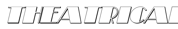 Theatrical font preview